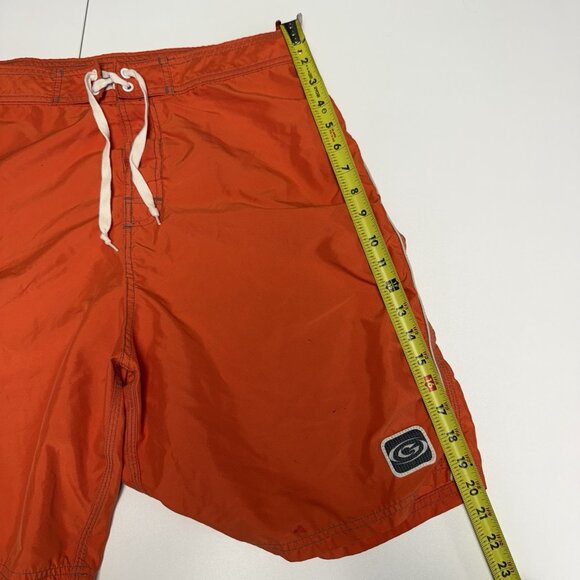 Vintage Gotcha Swim Trunks Shorts Mens 34 Orange Y2K 90s - Picture 14 of 16